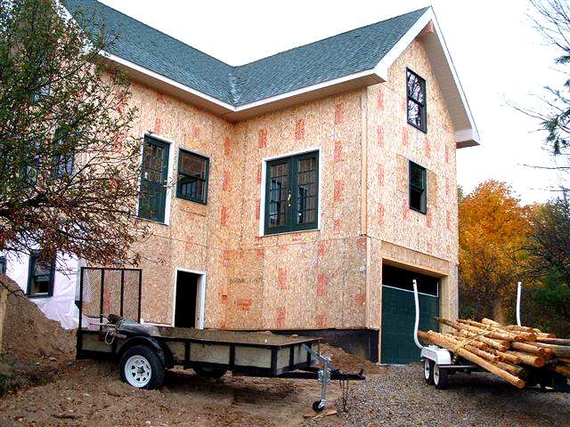 SIP panels - two story house