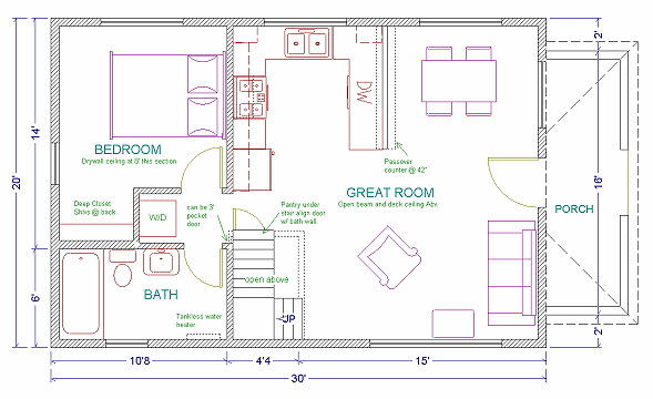 20X30 House Floor Plans