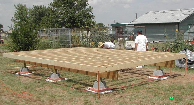 storage shed foundation - Build A Shed