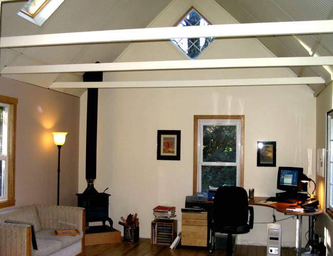 owner-built backyard office
