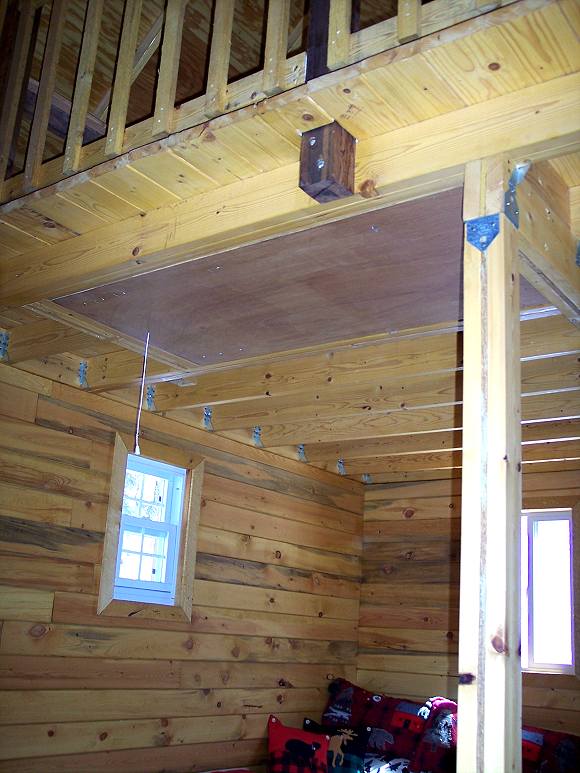 pull down ladder to cabin loft #1
