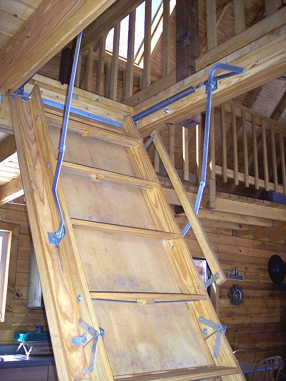 pull down ladder to cabin loft #2