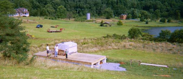 Unloading the framing package