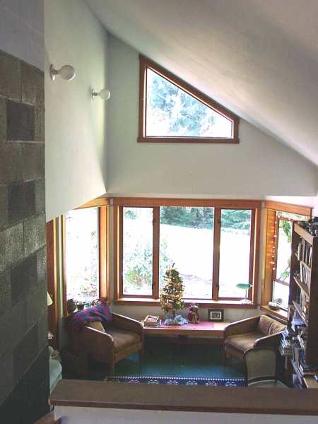 from stair landing