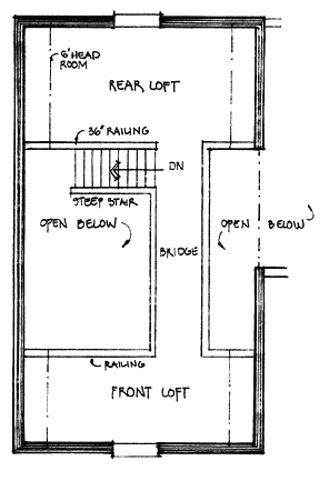 Bridge loft floor plan