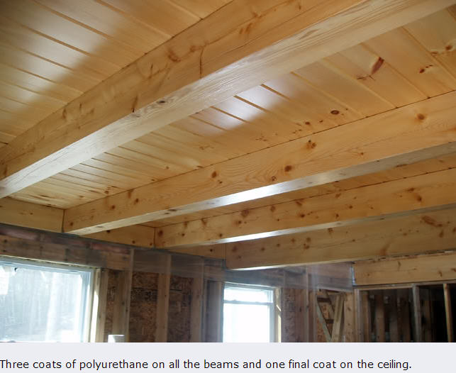 beam and decking ceiling