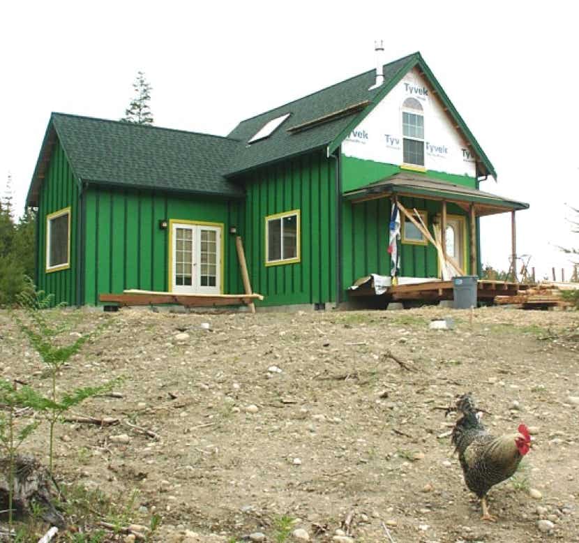16'x28' with a 12'x14' bedroom Victoria's Cottage Plans Kit from CountryPlans.com