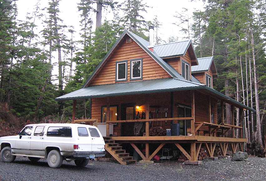 alaska cabin owner built