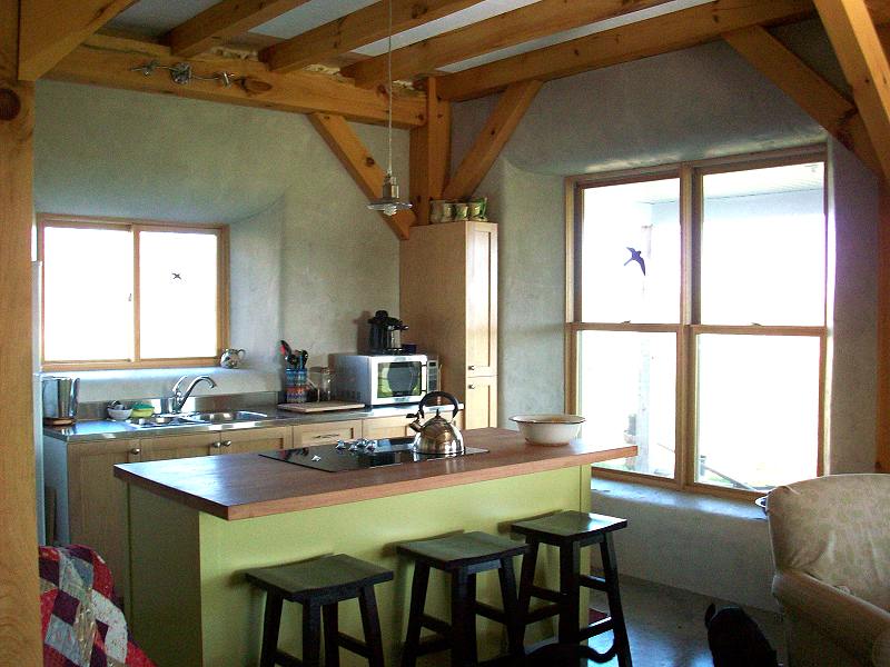 strawbale kitchen