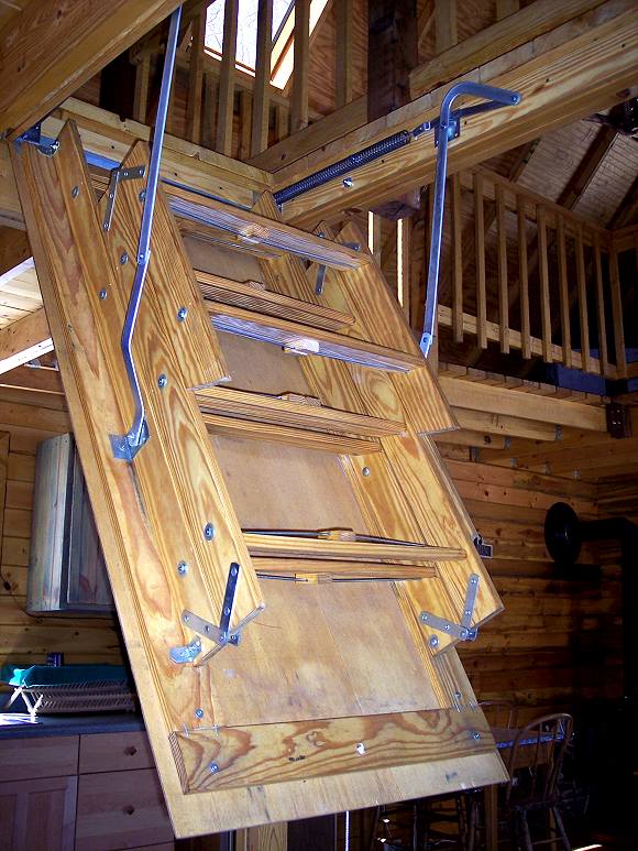 pull down ladder to cabin loft #2