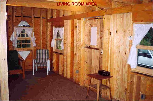 16x24 post and pier cabin