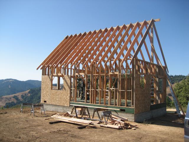 roofing framing of panelized house